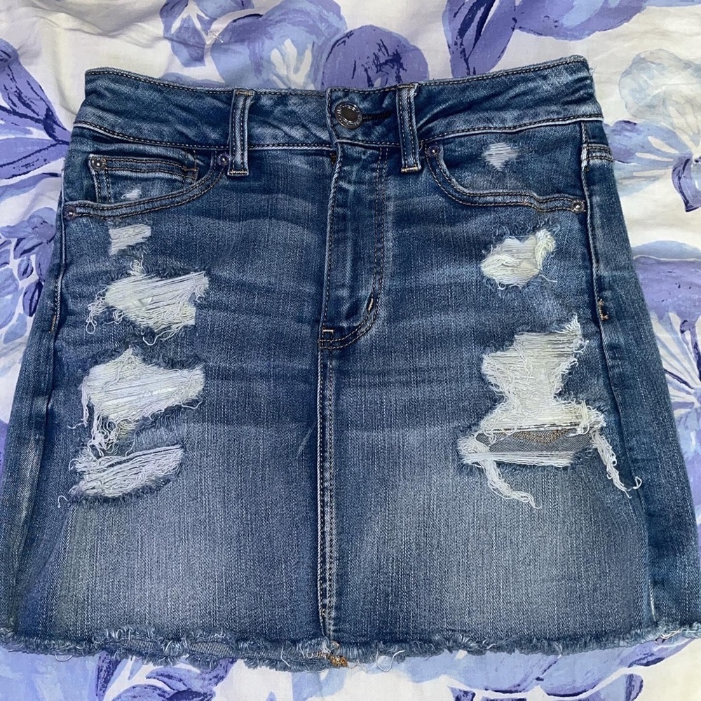 American Eagle Jean Skirt Size 2